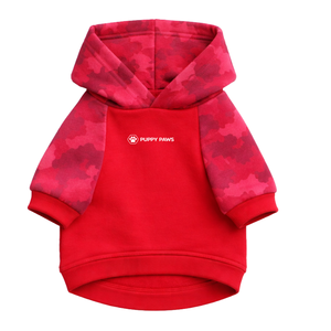 เสื้อฮู้ดดี้ลายพรางสีชมพูบานเย็นสำหรับสุนัข ผ้าฟลีซนุ่ม สวมใส่สบาย อุ่นสบาย เหมาะสำหรับสุนัขขนาดเล็กถึงขนาดกลาง ใส่ได้ในช่วงฤดูหนาว - Product Image 4