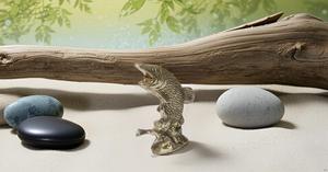 DHOKRA อุปกรณ์ตกแต่งบ้านทำด้วยมือทำจากทองเหลืองปลาและการตกแต่งที่สวยงามสำหรับบ้านและโชว์ผลงาน - Product Image 4