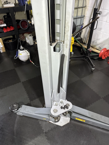 Lève-voiture 2 postes 3,5T sans base, triphasé, rotatif pour garage. SPOA3TS-5 en gris. Lève-voiture professionnel FSH triphasé à vendre - Product Image 4