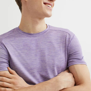 T-shirt pour homme, vêtement de sport, de fitness, d'athlétisme, de course à pied, avec logo personnalisé, tendance, vente en gros, été 2023 - Product Image 5