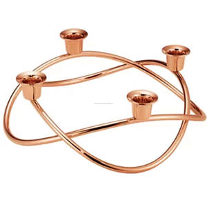 Hot Selling Handmade Metal Vintage Style New Wedding Home Decor Metal <b>Candle</b> <b>Stand</b> in Wholesale Price Luxury Design - Product Image 2