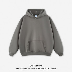 Conjunto de Sudadera con Capucha de Invierno para Hombre de Alta Calidad, 100% Algodón, Felpa, Bordado, Transpirable, Corte Regular, Unisex - Product Image 4
