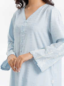 2025ชุดสูทผ้าฝ้ายสำหรับผู้หญิงชุดเสื้อผ้าฝ้ายสำหรับใส่ในสนามหญ้าสีแบบอินเดียฤดูร้อน - Product Image 3