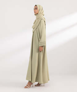 Vêtements islamiques de printemps de haute qualité Abaya musulmane à séchage rapide légère et respirante pour femmes Service OEM Fabricant professionnel - Product Image 5