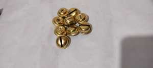 Architecture chinoise contemporaine en métal artisanat moderne 20 mm poli Jingle Bells Sculpture décorative en métal de Chine - Product Image 3