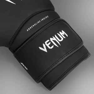 Guantes de Boxeo Negros Personalizados Winning, Guantes Profesionales de Artes Marciales y Boxeo, Guantes de Boxeo Suaves Venum Winning Set para Hombre - Product Image 3