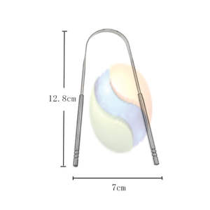 Grattoir lingual en cuivre de qualité supérieure, nettoyant naturel pour la détoxification buccale, grattoir lingual en cuivre pur pour les soins bucco-dentaires, outil pour éliminer la mauvaise haleine - Product Image 6