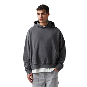 Sudadera de Cuello Redondo de Manga Larga, Estilo Vintage, 360 Gsm, Algodón, Talla Grande para Hombre, Sudaderas Personalizadas, Sudaderas con Capucha para Hombre - Product Image 1
