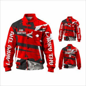 Veste de Baseball à Bas Prix Meilleure Vente Veste de Baseball Respirante Bouton Caché Veste d'Hiver de Baseball - Product Image 6