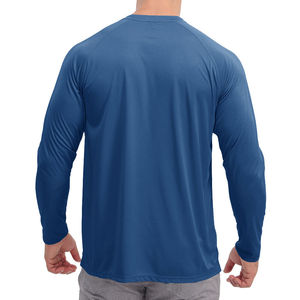 Sweat à capuche de pêche en polyester personnalisé 100% UPF 50 à capuche masque UV à séchage rapide chemise de protection du cou imperméable à manches longues - Product Image 3