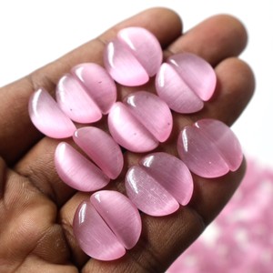 Wholesale Hand Carved Natural Ping Monalisa Oval Cut Crystals Loose Gemstones for Healing Stones Crafts Decoration Lot - Product Image 4