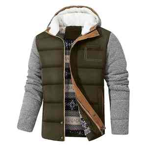 Chaquetas acolchadas de invierno para hombre de la mejor calidad, transpirables y resistentes al viento con impresión OEM personalizada de Tallas grandes - Product Image 5