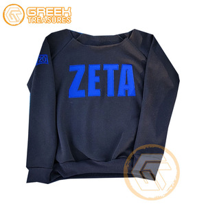 Sweat-shirt d'hiver personnalisé pour femmes Zeta Phi Beta, dernière conception, en coton molletonné, uni, séchage rapide, respirant, vente en gros - Product Image 2