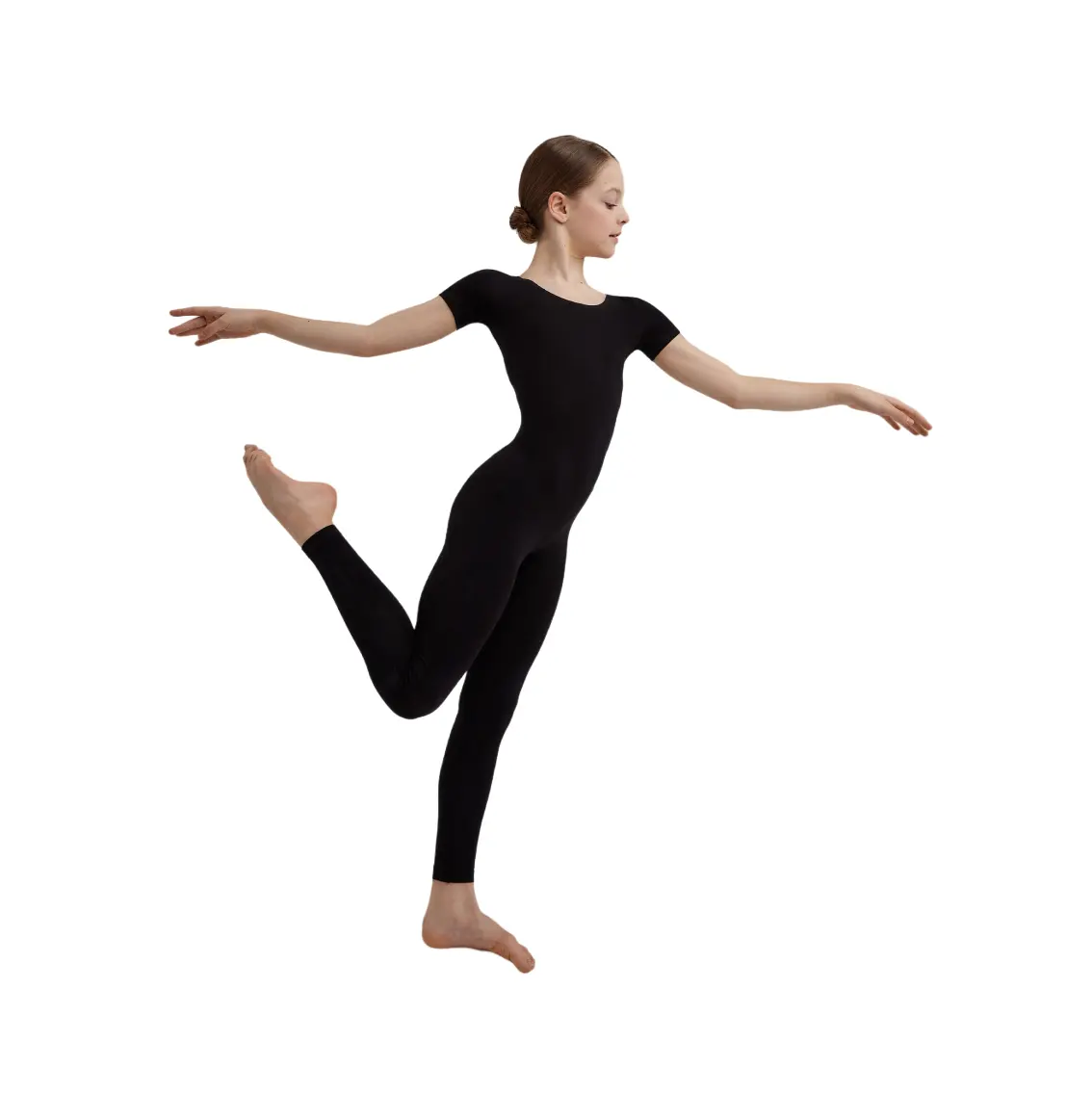 Great quality overall suit for ballet and gymnastics, 90% cotton/10% lycra Black color, from manufacturer, girl swimsuits hot sa