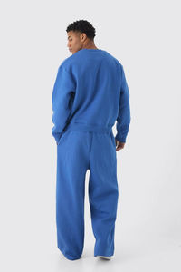 Unisex Overs ized Crop Sweatshirts mit Rundhals ausschnitt Benutzer definiertes Logo sowie dicke, schwere Streetwear Hoodies aus Baumwolle - Product Image 2