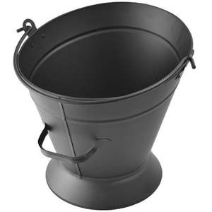 Seau à charbon classique en fer de gros calibre avec structure en fer solide pour une manipulation sûre et sans dégâts du bois de chauffage et des cendres - Product Image 6