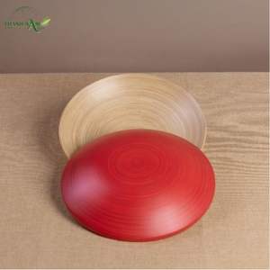 Plateau en bambou artisanal - Écologique, imperméable, durable, léger et facile à nettoyer |   Conception personnalisable pour la restauration et l'usage domestique - Product Image 1