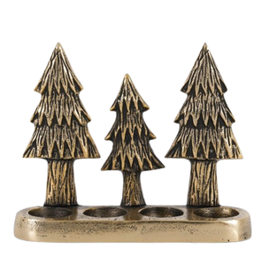 Adornos Navideños Modernos de Hierro, Metal Pulido Dorado, Personalizados y Duraderos para Decoración del Hogar y la Oficina - Product Image 5