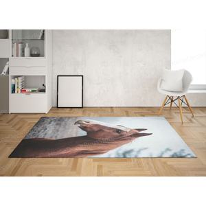 Tapis imprimé cheval sauvage : décoration de la maison, décoration de bureau, cadeau personnalisé, tapis en velours de luxe - Product Image 5