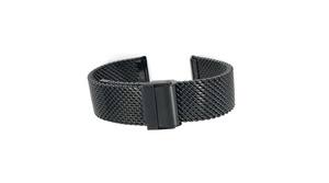 WD011 Unisex Black Luxury Water Resistant Breathable Durable Stainless Steel <b>Watch</b> Band Adjustable Soft Lightweight Smart <b>Watch</b> - Product Image 3