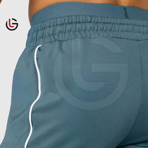 Pantalones cortos de fitness de alta calidad para hombre hechos a medida más vendidos 100% algodón de secado rápido cintura media estilo informal patrón sólido cordón - Product Image 6