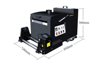 Machine de séchage et de saupoudrage DTF 2-en-1 directe usine avec four de polymérisation pour imprimante DTF A3, application automatique de poudre