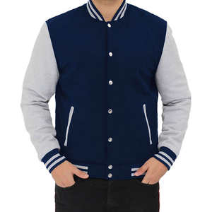 Chaqueta Universitaria de Béisbol de Alta Calidad para Hombre, Estilo Hip Hop, Mangas Largas, Bolsillos Delanteros, Cuello Alto, Chaqueta Universitaria en Pakistán - Product Image 3