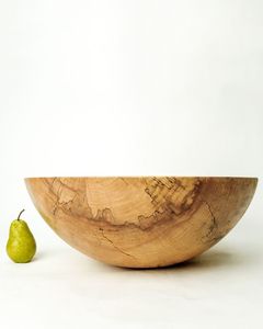 PARFAIT SOIN PARFAIT POLYVALENT ARTISANAT Bol à pâte en bois fait à la main pour fruits ou salades Vintage Ferme rustique de haute qualité - Product Image 3