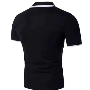 Chemises solides et décontractées à séchage rapide en coton 100% de qualité supérieure pour hommes, tissu tricoté personnalisé, option grande taille - Product Image 3