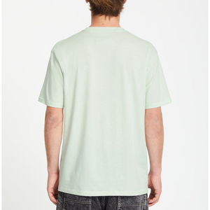 2025 dernière conception léger coton biologique T-Shirt pour hommes Logo personnalisé de haute qualité décontracté solide motif tricoté tissu - Product Image 4