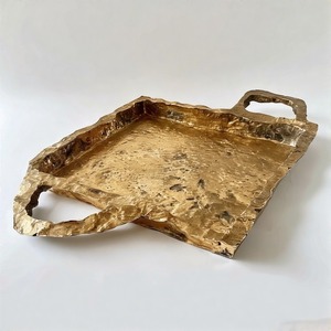 EliteGlow Premium Bandeja DE SERVICIO DE ALUMINIO Lujo Superficie ancha Sofisticado Borde Detalle para entretenimiento sofisticado - Product Image 5