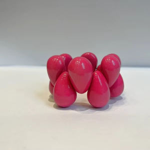 Fabricant en gros INS Style Fashion Bangle Jewelry Colored Acrylic Resin Geometric Bracelet Bangle for Women Jewelry - Product Image 1