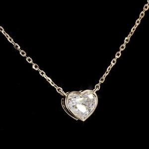 1,04 Ct forma de corazón laboratorio cultivado diamante colgante collar 14K oro amarillo joyería ligera Premium elegante para mujeres - Product Image 6