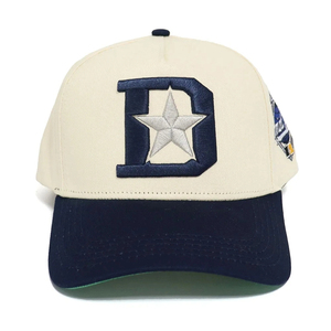 หมวกเบสบอลผ้าแคนวาสพรีเมียมแบบ 5 แผง ปีกโค้ง ลายตารางหมากรุก ผลิตตามสั่งจากโรงงาน - Product Image 2