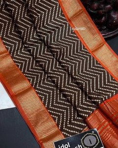 Designer Wedding Wear Beautiful Silk Sarees - Product Image 5
