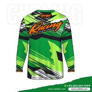 Camisetas de Ciclismo de media montaña personalizadas de alta calidad para hombres, poliéster sublimado de secado rápido, transpirable, opciones de talla grande al por mayor - Product Image 3