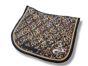 Almohadillas personalizables multiusos para sillín de estilo profesional con estampado de leopardo, almohadillas para SILLÍN Ecuestre para equitación occidental y doma - Product Image 2