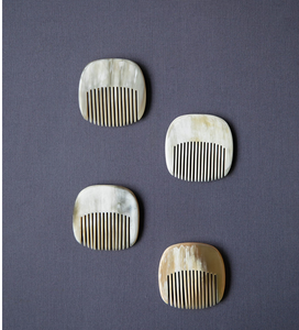 Indian Handicrafts Cow Ox Horn <b>Hair</b> <b>Comb</b> Customized Size Salon Horn <b>Hair</b> <b>Comb</b> for Women Girls <b>Hair</b> Wide Tooth - Product Image 5