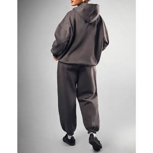 Conjunto Deportivo de Yoga para Mujer, Invierno, Color Sólido, Spandex/Poliéster, Transpirable, Ecológico, 2 Piezas, Largo Completo, para Correr - Product Image 2