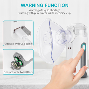 Fitconn Fashion <strong>Portable</strong> ABS Material Adult Hands Free <strong>Portable</strong> Mesh <strong>Nebulizer</strong> With Type-C Cable - Product Image 5