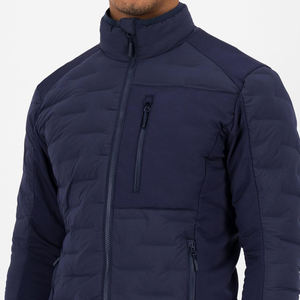 แจ็กเก็ตขนเป็ดแบบปักลายสำหรับผู้ชายแจ็กเก็ตขนเป็ดแวววาวมีซิปขนาดใหญ่สำหรับใส่กลางแจ้งฤดูหนาวงานตามสั่ง - Product Image 3