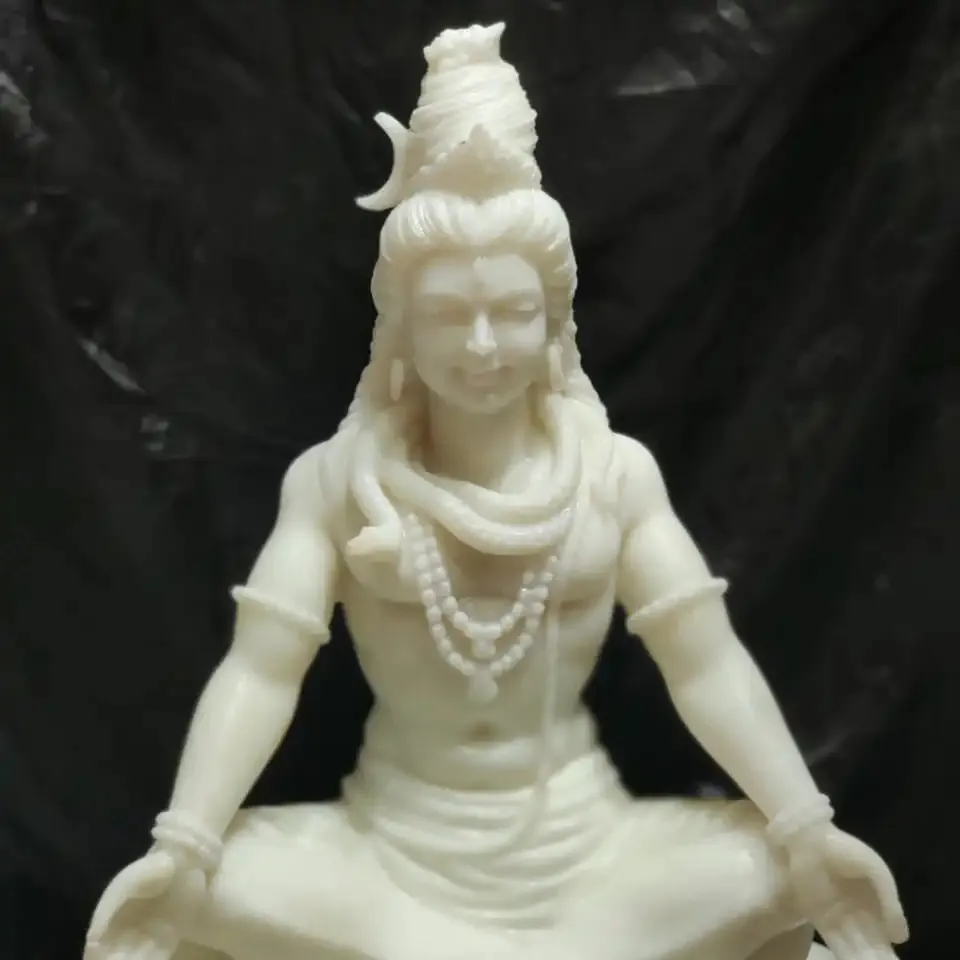 Chúa Shiva bức tượng figurine phước lành điêu khắc thần tượng murti trang trí cho phòng ngủ nhà pooja phòng văn phòng Bảng trang trí nội thất & Mặt Hàng quà tặng