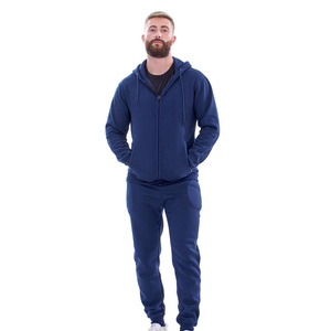 Survêtement polaire à capuche personnalisé pour homme, 100 % coton respirant, imprimé, idéal pour l'entraînement et le jogging hivernal 2026 - Product Image 2