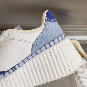 Chaussures décontractées de luxe pour femmes NAMA, brodées, à semelle épaisse, en maille légère, rehaussantes, style biscuit - Product Image 4