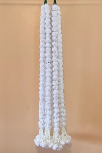 พวงมาลัยดอกไม้ดาวเรืองพวงมาลัยตกแต่งงานแต่งงานแบบอินเดียตกแต่งงานปาร์ตี้ของตกแต่งดอกไม้สตริงเทศกาลดอกไม้ ganpati navratri ขึ้นบ้าน - Product Image 5