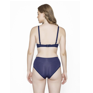 Conjunto de sujetador transpirable sin costuras bordado de Color sólido de calidad Premium para mujer - Product Image 4