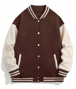 Veste d'hiver imperméable et respirante en polaire de haute qualité pour hommes et femmes, design personnalisé de veste de baseball avec lettrage sur le devant - Product Image 1