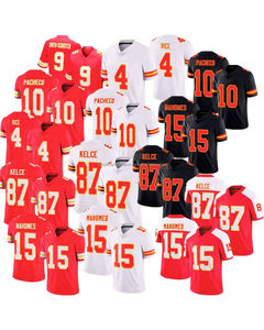 Maillots de football américain antibactériens avec impression par transfert thermique, 100 % polyester, prêts à être expédiés, jersey cousu - Product Image 5