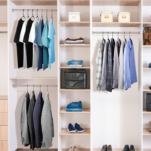 ไม้แขวนเสื้อพลาสติกสีดำแบบหนา สำหรับเสื้อผ้าผู้ใหญ่ เสื้อเชิ้ต เสื้อโค้ท ซักรีด จัดระเบียบตู้เสื้อผ้า ใช้งานได้ทุกวัน ทนทาน - Product Image 2