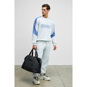 Pantalones Deportivos para Hombre <span class=keywords><strong>Luxer</strong></span> con Cintura Elástica, Bolsillos con Cremallera y Ribete Gris Melange - Product Image 5